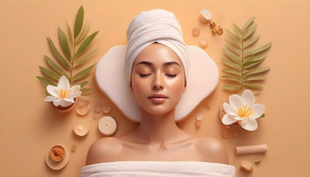 ai generated, woman, model, face, spa, wellness, relaxation, skin, massage, therapy, relax, treatment, luxury, minimal, minimalist, aesthetic, body, beauty, massage, massage, massage, massage, massage